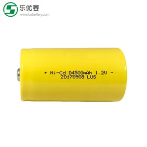 D4500mah 1.2v nicd rechargeable batteries emergency lighting for support oem customized