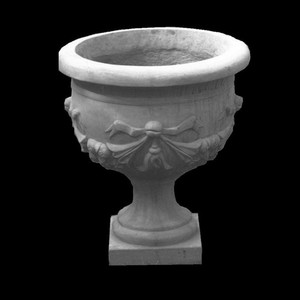 High Strength GRC <strong>Planter</strong> Large Carved <strong>Outdoor</strong> Design Country Style for Floor Project <strong>Artificial</strong> Flowers Factory Direct Sales - Product Image 3