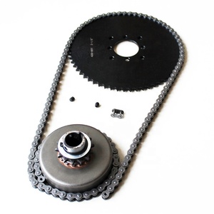 1600 25.4mm Clutch, Chain #41/420, Black 60T Sprocket Go Kart, Mini Bike