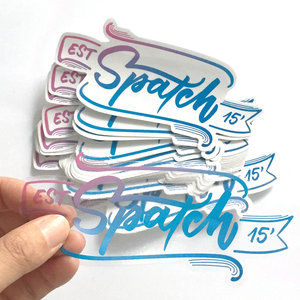 <span class=keywords><strong>Pegatinas</strong></span> y etiquetas transparentes personalizadas con <span class=keywords><strong>fondo</strong></span> claro para negocios - Product Image 2