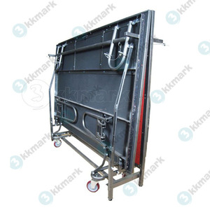 Di động ngoài trời tổ chức sự kiện Gấp Sắt Nhôm Giai Đoạn Nền Tảng Với Bánh Xe - Product Image 3
