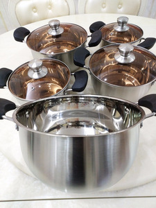 Bộ Dụng Cụ Nấu Ăn Cảm Ứng, Bộ Đồ Bếp Chống Dính Bằng Thép Không Gỉ, 10 Cái - Product Image 3