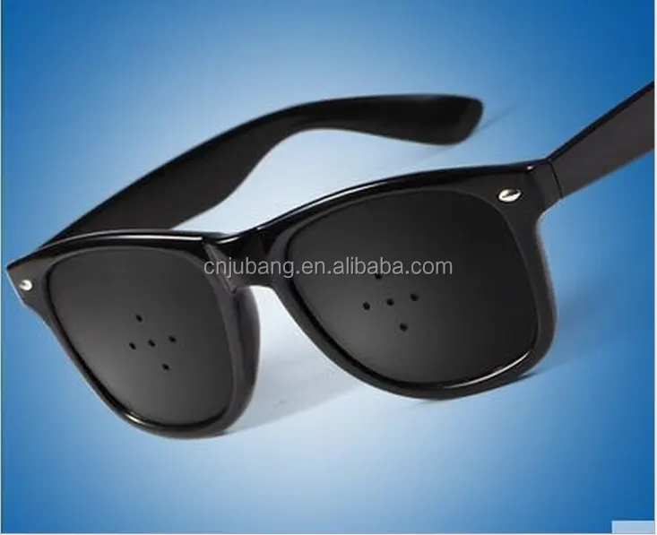 カスタマイズされたピンホールメガネ/安価なピンホールメガネ/5ホールメガネの視力を保護