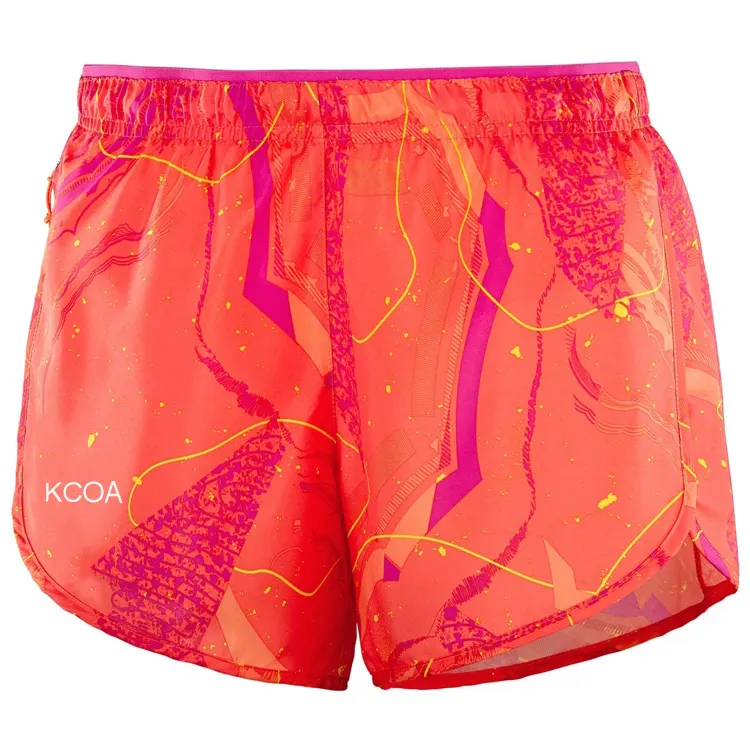 2019 KCOA 100% Polyester Séchage Rapide Personnalisé Conception Formation Short de Course