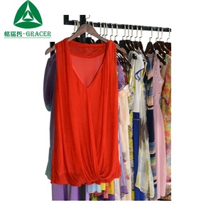 2019 Américain Utilisé Vêtements Casual Vintage Utilisé Robe Gros Vêtements D'occasion Francs - Product Image 3