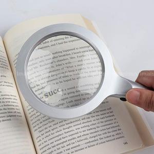 5X 10X LED Lighted Handheld <strong>Magnifier</strong> with 12 <strong>Lights</strong> for Reading, Zinc Alloy Metal Material <strong>Magnifier</strong>, <strong>Light</strong> Adjustable - Product Image 3