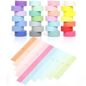 Custom Made Waterproof Washi Paper Tape Adhesive and Single-Sided Plastic Material for Decorative Masking and Printing