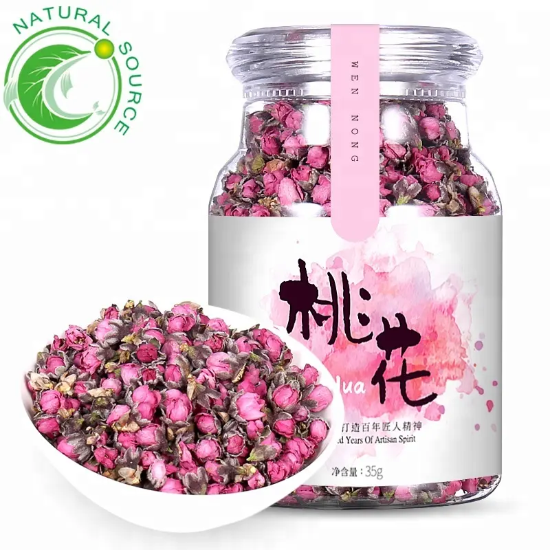 खाद्य ग्रेड हर्बल फूल चाय सल्फर-नि: शुल्क प्राकृतिक बोतलबंद पीच खिलना चाय