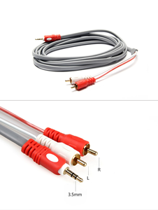 3RCA สายวิดีโอเสียงญี่ปุ่นเกย์วิดีโอ Blueray เครื่องเล่นดีวีดีสีแดงสีเหลืองสีขาวสาย <span class=keywords><strong>Av</strong></span> - Product Image 3