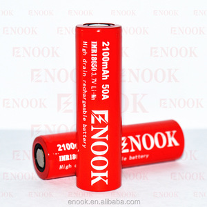 En gros prix!!! Enook 18650 2100 mAh 3.7 V max50A Li-ion batterie avec plat haut dans le grand stock - Product Image 2