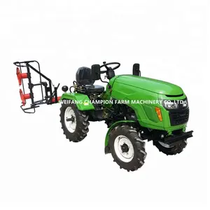 china electric start small mini farm 12hp 15hp 16hp 18hp agricultural tractors 4x4 price with high quality tractors spare parts