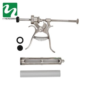 50ml tự động thú y ống tiêm kim loại chăn nuôi tiêm ống tiêm cho cừu gia súc động vật vaccine <span class=keywords><strong>Injector</strong></span> - Product Image 3