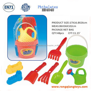 vendita calda di plastica sulla spiaggia secchielli e palette di plastica per bambini secchielli spiaggia e picche st33672364h - Product Image 1