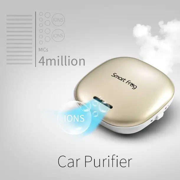 Mini Anion carro purificador de ar com aroma módulo design do cubo