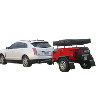 Mini remorque pliante de camping en plein air, remorque pliante de plein air