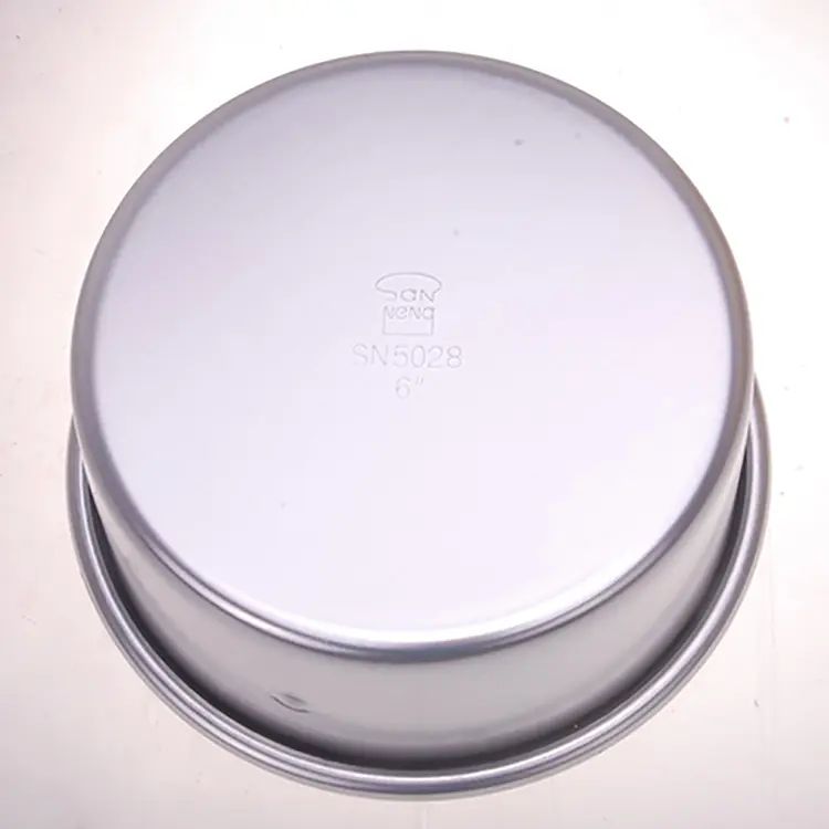 Deep Round Embossed Cake Pan With Anodized Coating