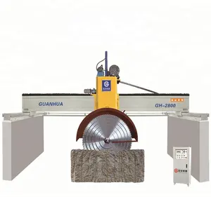 Multi Blade Marmer Block Cutter Hidrolik Cina Jembatan Melihat Blok Batu Cutting Machine untuk Marmer Digunakan