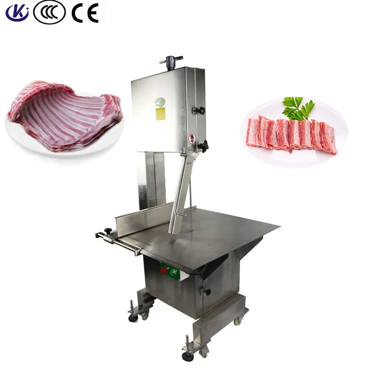 China elektrische commerciële keuken keukenmachine bone saw lintzaag snijmachine vlees band zagen voor koop