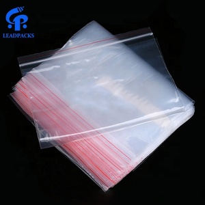 Reusable Custom Poly Packaging Clear Plastic Ziplock Bag