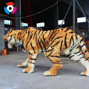 SH-RA005 Pretpark Levensgrote Animatronic Tijger Model Levensgrote Realistische Animatronic Simulatie Groot Formaat Tijger Te Koop