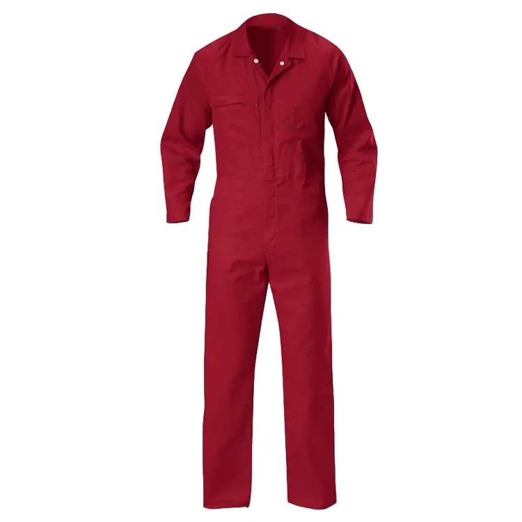 High Quality 65/35 Poly/Cotton Workwear Cheap Coverall Overall Uniforms For Working Clothes