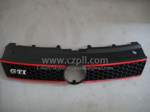 <span class=keywords><strong>Calandre</strong></span> de sport en forme de nid d'abeille, GRILLE 2010 GTI rouge - Product Image 4
