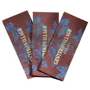 Etichetta Tessuta Personalizzata per Lingerie, Abbigliamento in Jeans, Etichetta Privata per Capi d'Abbigliamento, Etichetta Damascata per Collo, Etichetta per Camicie con Logo da Cucire - Product Image 1