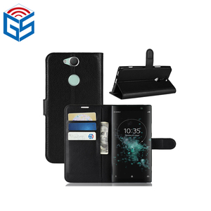 PU Leather Flip Wallet <strong>Case</strong> Cover For Sony <strong>Xperia</strong> <strong>XA2</strong> Plus XA2Plus <strong>XA2</strong>+ - Product Image 1