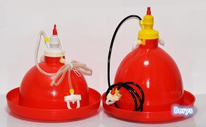 Abreuvoirs automatiques pour volailles Berys Plasson Bell <span class=keywords><strong>Poulet</strong></span> & Caille Nouveaux Rouge/Jaune/Blanc BYS-D008 - Product Image 3