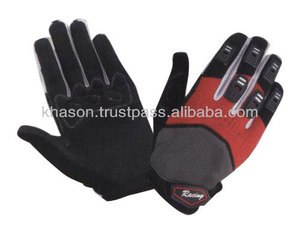 Guantes de carreras de dedos completos hechos a medida de alta calidad, cuero antideslizante duradero para Motocross, gimnasio, ciclismo, pantalla táctil, deportes hechos - Product Image 5