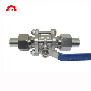 WCB Float Steel Casting 1 1/4 Weld End Ball Valve