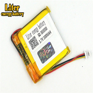 Plugue 1.0-<strong>3</strong> P Bateria De L&iacute;tio 303030 300 mAh lithium polymer battery Li Ion battery lipo Recarreg&aacute;vel with PCM - Product Image 3