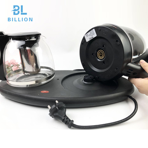 Superior 360 Degree Rotational Base Cordless <strong>Electric</strong> Kettle Stainless Steel Tray Set with Coffee <strong>Pot</strong> <strong>Tea</strong> <strong>Pot</strong> for Household Use - Product Image 4