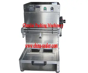 square box vacuum sealer sealing machine food fruit meat seafood pastry packing machinery