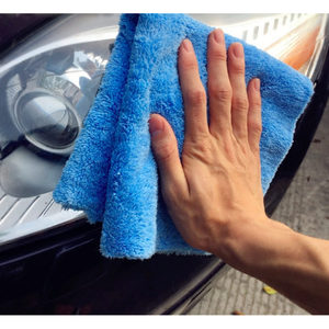 Paños de Limpieza para Coche de Microfibra de Doble Cara, <span class=keywords><strong>Terciopelo</strong></span> Coral, Alemania, con Color Negro Clásico - Product Image 5