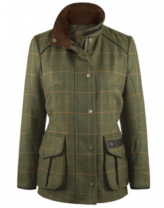 YALI CUSTOM COUNTRY CLOTHING 100% <span class=keywords><strong>TWEED</strong></span> verde <span class=keywords><strong>giacca</strong></span> scozzese donna - Product Image 3