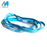 Modisches, individuell bedrucktes, gewebtes, umweltfreundliches, schmales Stirnband für Sport, dehnbares, elastisches Laufhaarband für Fitness und Workout