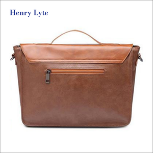 Seabag <span class=keywords><strong>valigetta</strong></span> in pelle da uomo genuino borse di cuoio del progettista del messaggero del computer portatile del computer portatile del sacchetto di spalla - Product Image 5