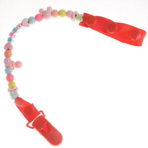 Nuovo Clip per Ciuccio con Catena Fatta a Mano con Perline Colorate, <span class=keywords><strong>Portaciuccio</strong></span> per Neonati e Bambini - Product Image 5