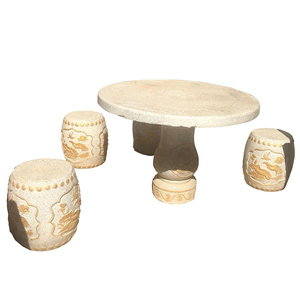 في الهواء الطلق حديقة الديكور حجر ملموسة الجدول كرسي مقعد قوالب - Product Image 2