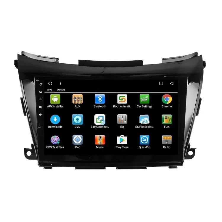 Radio Mobil Android Model Baru, Pemutar DVD Mobil untuk Nissan Murano 2015, dengan Layar Sentuh GPS Bawaan dan WIFI 9 Inci