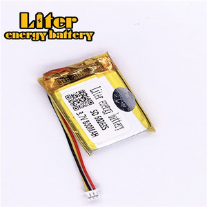 Plugue 1.25-3 P <strong>3.</strong>7 602635 mAh 800 V Recarreg&aacute;vel LiPo battery solar Lithium Battery Li-ion polymer with PCM - Product Image 3