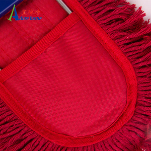High Quality <strong>Red</strong> Woolen Yarn Airport Acrylic Dust <strong>Mop</strong> - Product Image 5