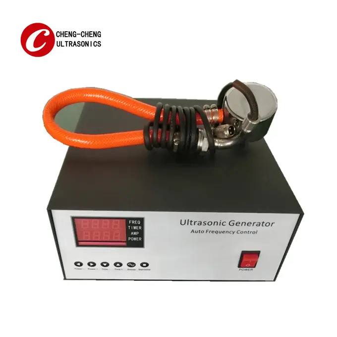 Transdutor vibratório ultrassônico e gerador para conduzir a tela vibratória/sieve