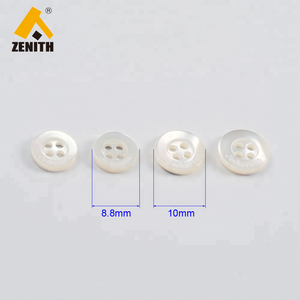 Botón de carcasa de 4 agujeros Trocas de calidad personalizada con logotipo Botón natural BN80052 - Product Image 5