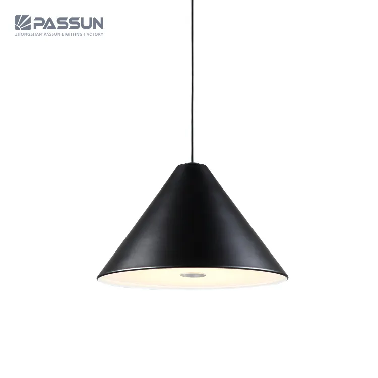 modern stylish indoor cone-shape base with acrylic cover 10W ceiling surface decorative LED pendant light