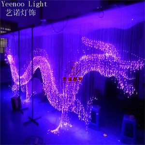1.0mm Fiber Optic Design Vivid China Auspicious Animal 3D <strong>Dragon</strong> Chandelier <strong>Light</strong> - Product Image 6