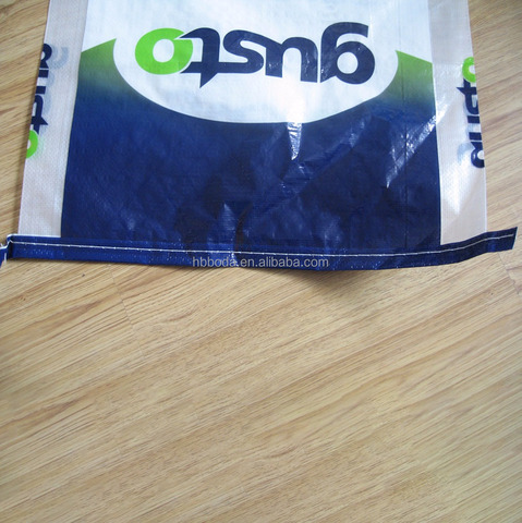 Plastic Bopp Laminated Logo Design & Color Printing Animal Feed Packing 50lb Poultry 25kg PP Woven Feed Bags