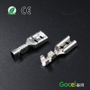 187 femminile Nudo Terminale, filo di ottone di piegatura terminale connettori DJ622-D4.8 - Product Image 3