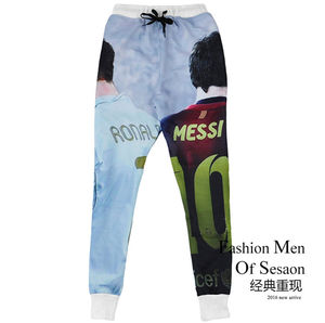 2016 de la nueva manera joggers pantalones 3D estrella de fútbol de baloncesto pantalones de chándal para los hombres - Product Image 5